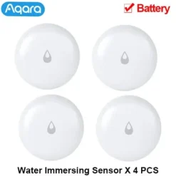 Clearance Smart Home Temperatursensorer, Rörelsesensor, Zigbee-anslutning, , Water Sensor 4pcs Läckagedetektorer