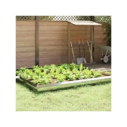 Snigelgrill i galvaniserat stål - - Silverfärgad - 50x3,5x25 cm - Hållbar - Utomhus - Montering krävs Skadedjursfällor