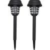 Solar myggmedelslampa Mosquito Killer Lamp LED Vit-lila ljusbelysning 35 cm (2 st)[208]