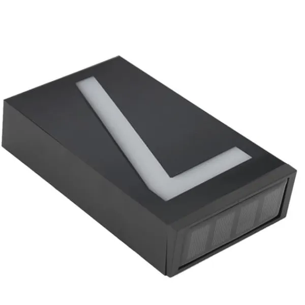 Solcellsdriven LED-adressnummerskyltlampa för utomhushus Hotellbutiksdörr (nummer 7)
