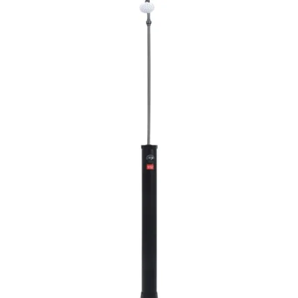 New Soldusch med solenergi - Praktisk utomhusdusch | Färg: Svart | Storlek: 215 cm | Kapacitet: 8 L Spa & Utomhusbad