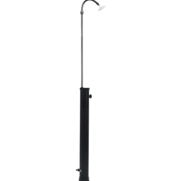 New Soldusch med solenergi - Praktisk utomhusdusch | Färg: Svart | Storlek: 215 cm | Kapacitet: 8 L Spa & Utomhusbad