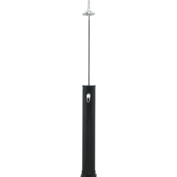 Soldusch med solenergi - Utedusch i rostfritt stål | Färg: Svart | Storlek: 214 cm | Volym: 20 L