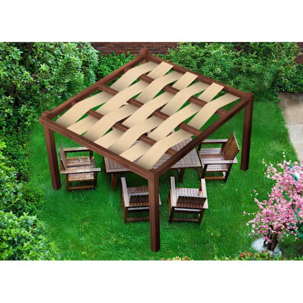 Discount Solskyddslist för lusthus HDPE 0,4x5 Grå Valvbågar, Spaljéer, Bersåer & Pergolor