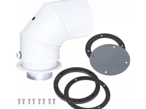 Discount SpiroFlex 80/110-80/125 adapter TWK vit Tillbehör Till Vedeldade Kaminer & Öppna Spisar
