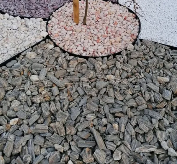 STENBARK - Gneiss Dekorativ Trädgårdssten Biovita 31-63 mm 20 kg