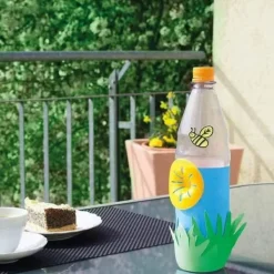 Sale 10STK Gula Vespafällor Vespafälla Gula Trattfällor för Getingar och Hymenoptera Fruktflugefällor Biformade Fällor Skadedjursfällor
