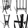 Discount Svart pulverlackerad sågbock för träbearbetning - Sågbock - Sågbockar - Home & Living Tillbehör Till Vedeldade Kaminer & Öppna Spisar