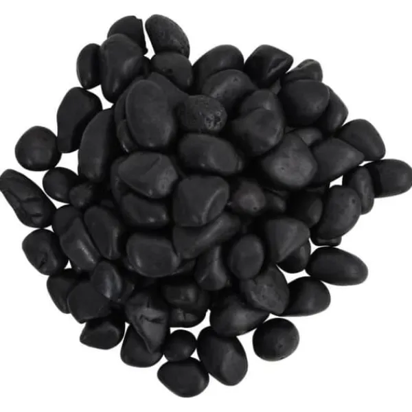 Discount Svarta stenar 10 kg 2-5 cm Trädgårdsstenar & Klivstenar