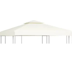 Tak till partytält & lusthus - Living Paviljongtak 310 g/m² 3 x 3 m gräddvit