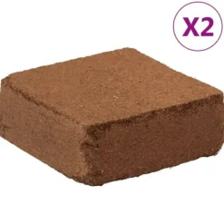 The Living Store Block i kokosfiber 2 st 5 kg vardera 10 kg total - Jord och sand