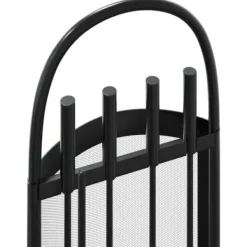 The Living Store Brasverktygsset 5 delar 23x15x66 cm stål - Verktyg för öppna spisar