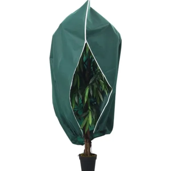 The Living Store Fiberdukar med blixtlås 2 st 70 g/m² 3,14x2,5 m - Tillbehör för trädgårdsskötsel