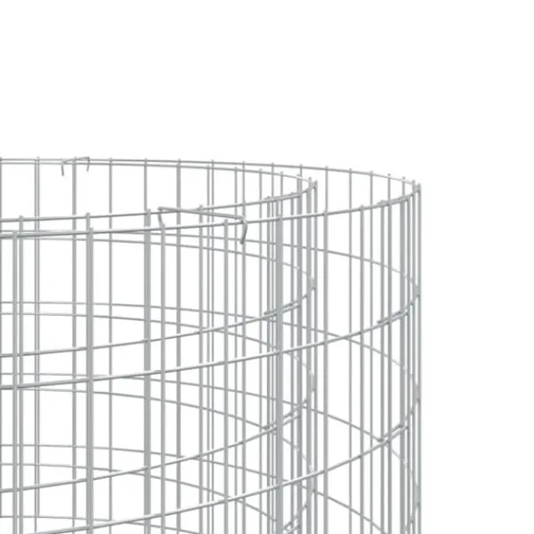 Hot The Living Store Gabion för eldstad Ø 100 cm galvaniserat järn - Öppna spisar Öppna Spisar