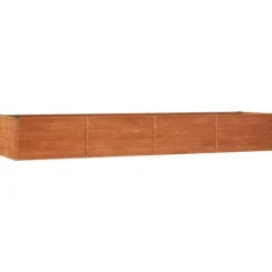 The Living Store Odlingslåda rostig 320x80x45 cm rosttrögt stål - Krukor & odlingslådor