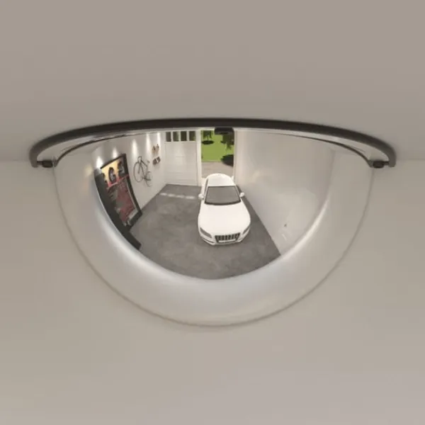 New Trafikspeglar kupol 2 st Ø40 cm 180° akryl Säkerhetsspeglar
