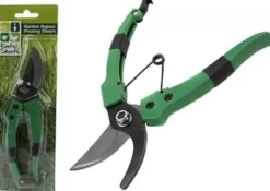 New Trädgård Verktyg redskap Trädgårdssax SEKATÖR 19cm GRÖN Trädgårdsverktyg
