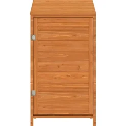 Clearance Trädgårdsbod brun 55x52x112 cm massivt granträ - Trädgårdsbod - Trädgårdsbodar - Home & Living Skjul, Garage & Carports