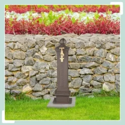 Clearance Trädgårdsfontän, Antik kolonn, 47x14x18,5 cm Fontäner & Dammar