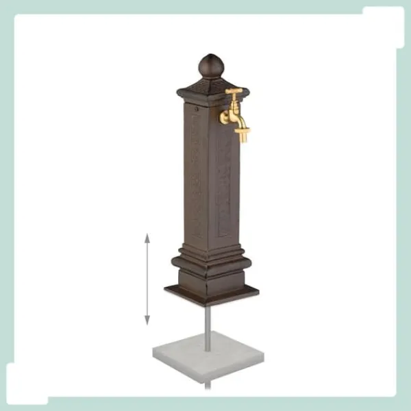 Clearance Trädgårdsfontän, Antik kolonn, 47x14x18,5 cm Fontäner & Dammar