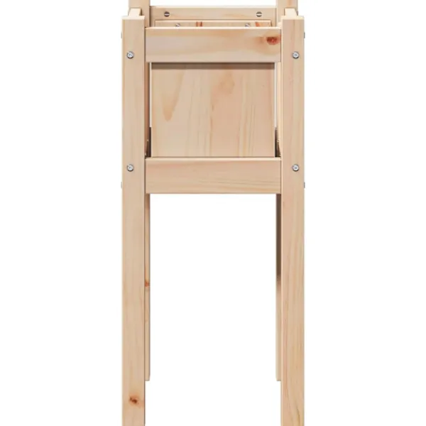 Clearance Trädgårdsplanterare Natur 31 x 31 x 70 cm Massiv furu Planteringsbänkar