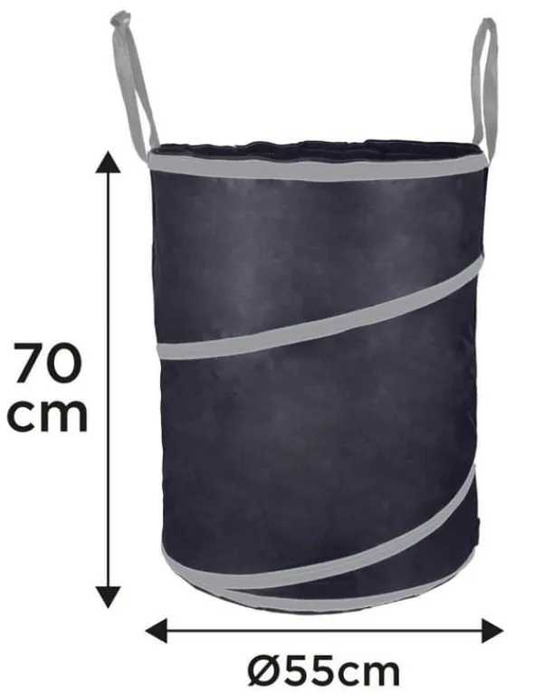TRÄDGÅRDSSÄCKA 170 LITER, LÅNGA HANDTAG, VIKBAR, 180G/M2 - T N15-962 Trädgårdskorgar