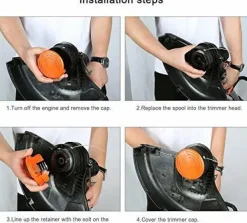Online Trimmerspolar Black & Decker GL4525, GL5028, GLC1423L, GLC1825L grästrimmer Trädgårdsmaskiner