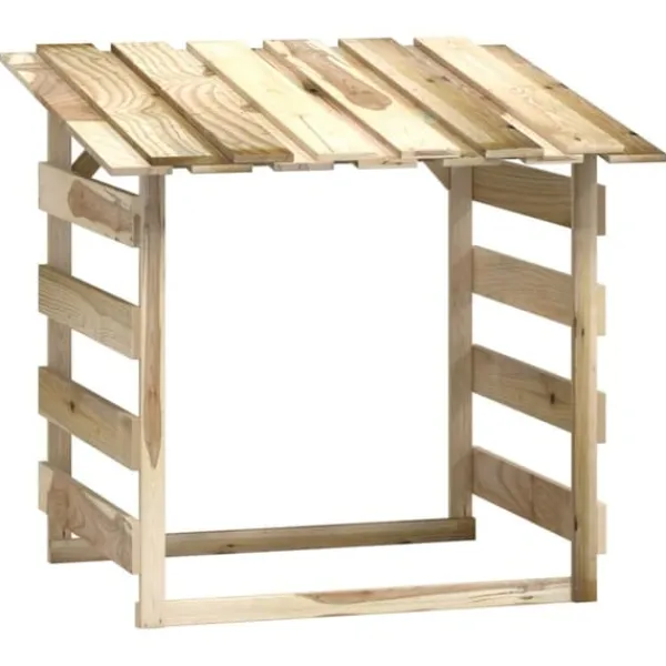 Träpergola med tak 6 delar - Dekorativ utomhuslösning | Storlek: 100x90x100 cm | Material: Impregnerad furu