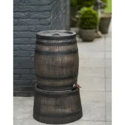 Vattentank - NATURE - Fat - 50 liter - Rotationsgjuten PE - Tillbehör ingår