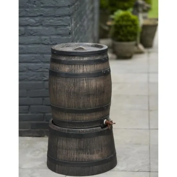 Best Vattenuppsamlare - NATURE - Tunna - 30,5x58 cm - Brun - 120L Regntunnor