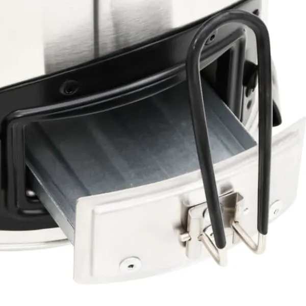 Vedeldad spis med USB-fläkt 35,5x26x28 cm rostfritt stål - Vedeldad Spis - Vedeldade Spisar - Home & Living