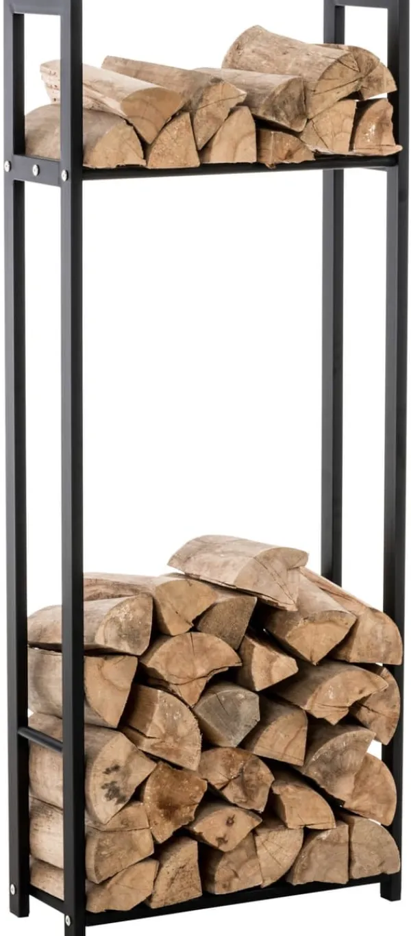 Outlet Vedställ Snow 150x80x25 25 x 80 x 150 cm 1 Tillbehör Till Vedeldade Kaminer & Öppna Spisar