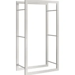 vidaXL Vedställ 50x28x94 cm rostfritt stål