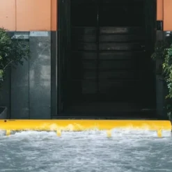 Outlet Översvämningsbarriär, 732x50,8x30,5 cm, Gul, PVC Beredskapsplaner