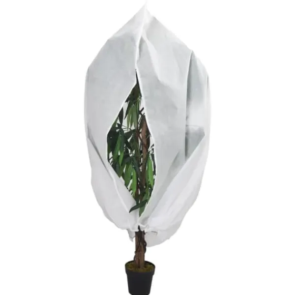 vidaXL Fiberdukar med blixtlås 2 st 70 g/m² 1,2x1,8 m - Tillbehör för trädgårdsskötsel