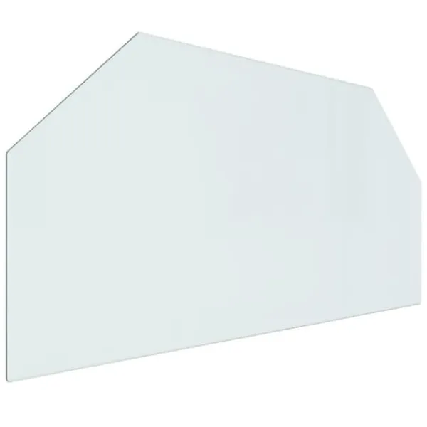 Online Glasskiva för öppen spis sexkantig 100x50 cm - Glas Tillbehör Till Vedeldade Kaminer & Öppna Spisar
