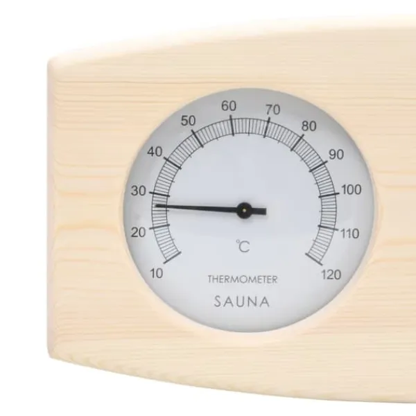 New 2-i-1 Bastutermometer & hygrometer sandur set massiv furu - Bastutillbehör Bastu