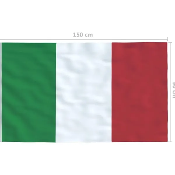 New Italiens flagga 90x150 cm Flaggor & Vindstrutar
