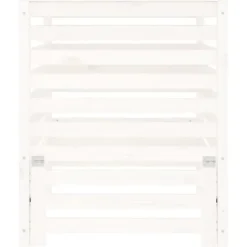 Outlet Kompostlåda vit 82,5x82,5x99,5 cm massiv furu - Komposterare Kompostering