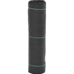 vidaXL Membran mot ogräs svart 0,5x50 m PP, ogräshinder, ogräskontrollmembran 4005139
