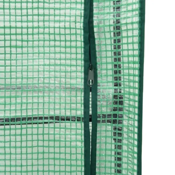 vidaXL Odlingslåda med växthusöverdrag rottinglook 160x40x138 cm