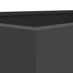 vidaXL Odlingslåda svart 62x47x46 cm kallvalsat stål - Krukor & odlingslådor