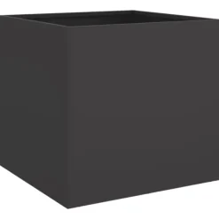 Odlingslådor 2 st svart 42x40x39 cm kallvalsat stål - Krukor & odlingslådor Krukor & Växtbehållare