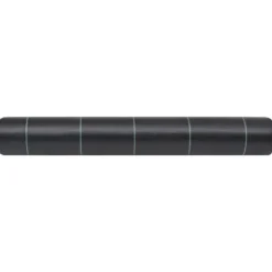vidaXL Ogräsmatta svart 1x200 m PP - Trädgårdstyg