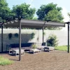 Outlet Paviljong med infällbart tak 4x3 m antracit - Partytält & paviljoner Tält & Lusthus