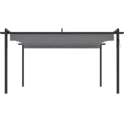 Outlet Paviljong med infällbart tak 4x3 m antracit - Partytält & paviljoner Tält & Lusthus