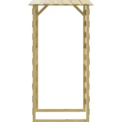 vidaXL Pergola med tak 100x90x200 cm Impregnerad furu 318380