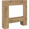 vidaXL Spiselkrans artisan ek 81x18x82 cm konstruerat trä