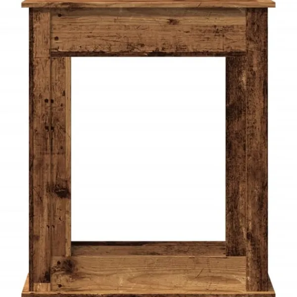 Best Spiselkrans åldrat trä 75x20x87,5 cm konstruerat trä Öppna Spisar