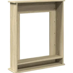 Outlet Spiselkrans sonoma-ek 75x20x87,5 cm konstruerat trä Öppna Spisar